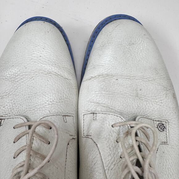 G/FORE Gallivanter Golf Shoes Mens Size 14 White Leather Spikeless G4MC20EF02 - Picture 4 of 9